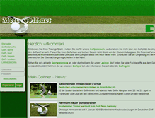Tablet Screenshot of mein-golf.net
